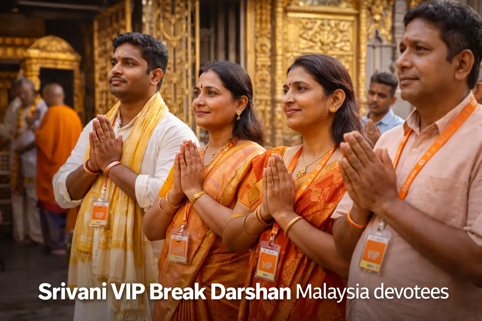 Srivani VIP Break Darshan process Tirupati for Malaysia devotees with ₹10,500 ticket entry