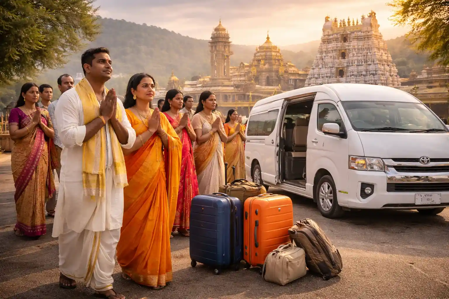 Hyderabad to Tirupati same-day VIP darshan by flight itinerary for Malaysia devotees